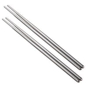 304 Metal Chopsticks Diskmaskin Säker kinesiska koreanska japanska mat Återanvändbara pinnar