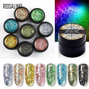 5ml Shiny Nail Gel Painting Nail Art Vernis Semi Permanent Diamond Glitter Polish UV Nails Gels Top Coat Manicure