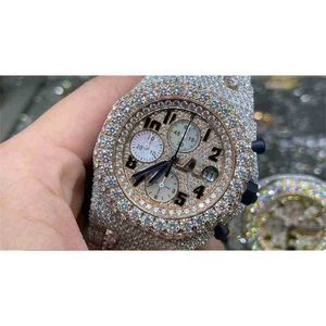 SY2L WRISTWATCH 2024 Nowy ruch kwarcowy niestandardowy arabski cyfra VVS1 Gia Diamond Mens Ladi Lukry luksus WatchW8T2ODF4