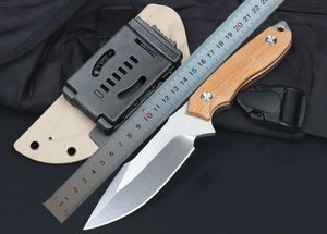 1 Stücke M6687 Überleben Gerade Messer D2 Satin Drop Point Klinge Full Tang G10 Griff Outdoor Camping Jagd Feststehende Messer mit Kydex