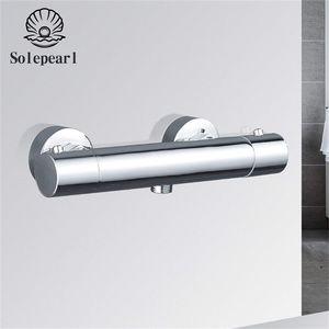 Other Faucets Showers Accs Solepearl Thermostatic Bathroom Mixer Tap Brass Mixing Bathtub 221109