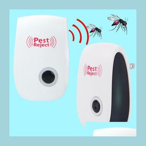 Pest Control Mosquito Killer Pest Reject Electronic Mtipurpose Trasonic Repeller Rat Mouse Repellent Anti Rodent Bug Drop Delivery H Dheig