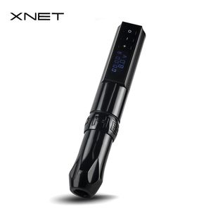 مجموعات البنادق الوشم Xnet Hunter اللاسلكية آلة القلم 1650mAh Lithium Battery Power Supply LED Digital for Body Art 221109