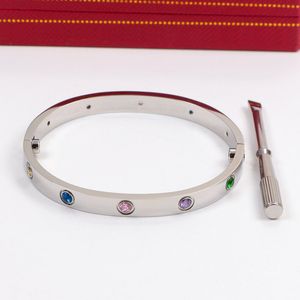 Luxury CZ Crown Roman Royal Charm Colorful diamond bracelet Men Bracelets Stainless Steel Crystals Bangles Couple Handmade Jewelry Gift