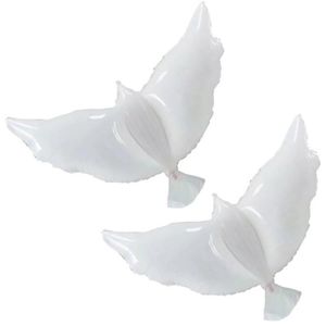 Festive Party Supplies Wedding helium inflatable biodegradable white Dove Balloons for decoration doves bio balloons