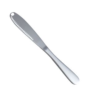 Coltello da burro in acciaio inossidabile di ottima qualità con foro per cuocere la crema di formaggio Coltelli Home Bar Utensile per posate da cucina YSJ51