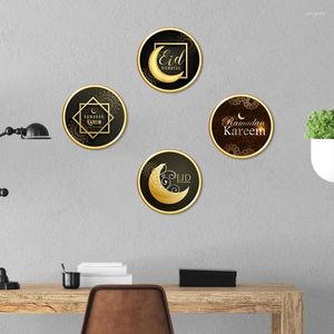 Adesivos de parede removíveis Eid Home Room Art Art Muçulmana Ramadan adesivo decorativo Decoração de quarto decoração Mural decoração