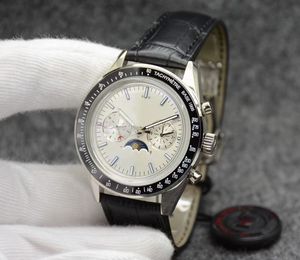 Cuidado para homens esportam moda de moda 42mm 42 mm grande mannual anel de cerâmica cinta de couro de corrida de corrida de carro automático relógio mecânico 007 relógios clássicos relógios fábrica