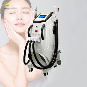3 em 1 Máquina de beleza multifuncional IPL Permanente Laser Remoção de cabelo Picossegundo Tattoo Pigmment Tratamento de carbono RF Rejuvenescimento de face Doll