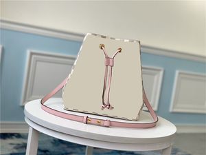 Designer Luxus Neonoe -Umhängetasche N40152 Damier Azur Elfenbein Pink Crossbody Bag 7a beste Qualität
