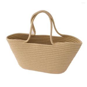 Keychains Handmade Summer Women's Handbag Bohemian Vacation Beach Bag Shopper Woven Female Tote Bags Designer Straw B