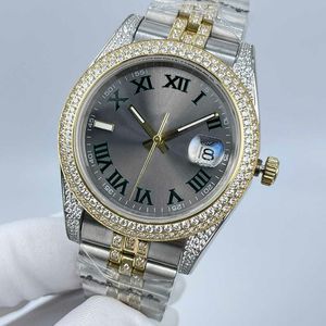 Wristwatches Mens Diamond Watch 41mm أوتوماتيكية للنساء الميكانيكية مشاهدة Wristwatch Montre de Luxe Stainls Strap Strap for Men Fashion Wristwatch Abricoxu2