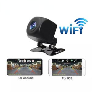 Xinmy Professional Wi -Fi 자동차 후면 뷰 카메라 카메라 카메라 카메라 HD 후면 뷰 카메라 백업 차량 리버스 카메라 Android iOS 용 자동.