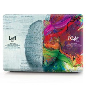Brain-1 Oil M￥lningsfodral f￶r Apple MacBook Air 11 13 Pro Retina 12 13 15 Inch Touch Bar 13 15 Laptop Cover Shell204o