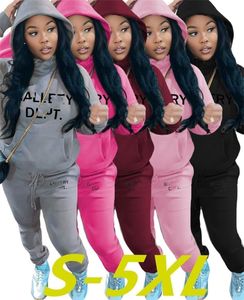 2024 Jogging Suit Designer Brand women Tracksuits letter print two Piece Sets hoodies Pants Long Sleeve Sweatsuits 4XL 5XL plus size Outfits casual Clothes 8903-9