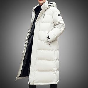 Męska kurtka Parkas Long Parka płaszcz 90% biała kaczka zimowa zima z kapturem moda 221110