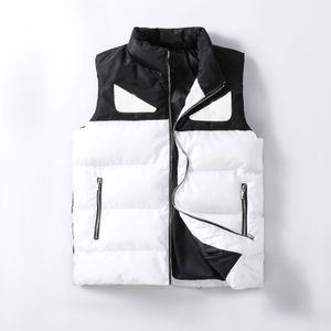 Moda Ekose Yelekler Ceket Yeleği Sıcak Erkek Tutun Stilist Kış Ceket Erkekler ve Kadınlar Kalın Açık Mekan Kaplama Esas Soğuk Koruma Boyutu M-3XL#02