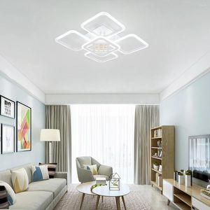 Taklampor LED Dimble Light 65W Modern Lamp Fixture Flush Mount Chandeliers Lighting For Living Room Kitchen Island