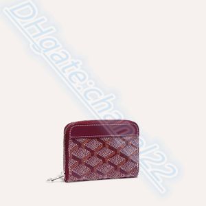 Luxurys äkta läderväska original korthållare mini designer plånbok mens kvinnors innehavare myntficka hela mini svart220m