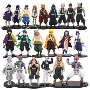 Siffror Toy Manga Tanjiro Nezuko Agatsuma Zenitsu Inosuke Tomioka Yoshio