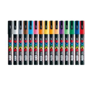 1 UNI BALL POSCA PC-1M Pen Pen Pop Penter Pen/Graffiti Annuncio 0,7 mm Art Stationery Multi-Collor opzionale