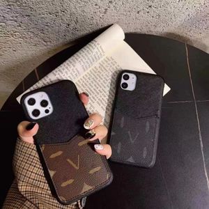 Capas de telefone de designer para iphone 14 pro max 13 conjunto 12 11 conjuntos max moda couro à prova de choque carta luxo sorte flor 22111002cz