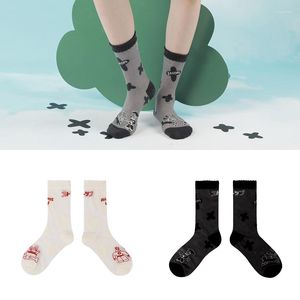 Men's Socks Women's Summer Thin Section Style Hand Lift High Series Net Cotton Tube Sandals Tide