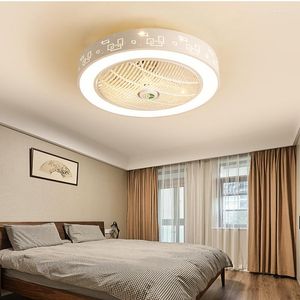 Северный современный светодиодный молчаливый вентилятор простые спальни гостиная обеденный стол пульт дистанционное управление домашние декоративные светильники