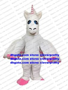 Ângulo único mascote de cavalo voador Costume Joyunicorn Unimon Ainkhuern Unicorn Caractery Gerfey School Family Gifts ZX292