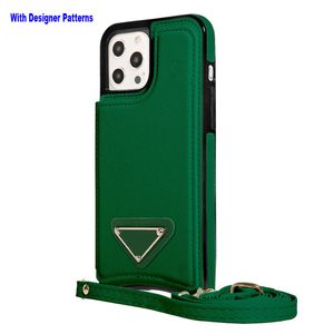 Lyxig iPhone 13 Pro Max plånboksfodral för kvinnor män Modedesigner PU-läder kontantkortshållare Kompatibel med Apple iPhone 12 ProMax 14 11 XR 8P Skyddsfodral