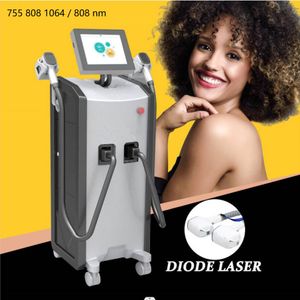 Epilierer 808 Diodenlaser Haarentfernungsmaschine Schmerzlos Permanent 755 808 1064 nm Laser Hautpflege Beauty Spa Klinikausrüstung mit 3 Kühlsystemen