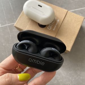 För Ambie -hörlurar Sunda öronbojor Ear Bone Landing Earring Wireless Bluetooth Aurulares Headset TWS Sport Earbuds Headphone