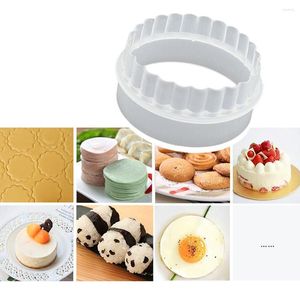 Baking Tools Plastic Round Dumplings Wrappers Molds Set Cutter Maker Cookie Pastry Wrapper Dough Cutting Food Tool