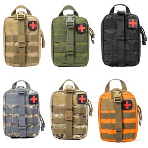 Tactical Medical Package Packment Packaging Saco de cintura fãs de bolsa multifuncional para caminhadas ao ar livre