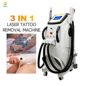 Drei Griffe 360 Magneto IPL DPL RF Laser Haarentfernung Tattoo Pigmententfernung Haut Verjüngung Gesichtshebemaschine