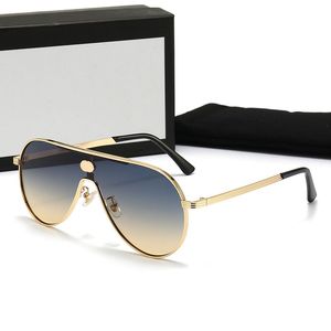 Sonnenbrille Designer Mode Brille Vollrahmen Metall Rahmen Sommertrend weibliche Augenschutz Outdoor Schatten Brillengroßhandel mit Box Spanien Brillen Gafas