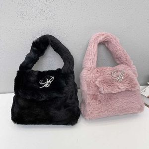 Bolsas de bolsas 22fw outono e inverno novo y2k diamante embutido bolhit schal xige combinando esta coleção com a bolsa de itens essenciais 221109