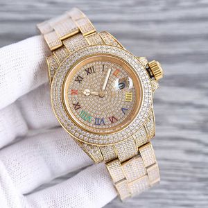 U9QW 2023WRISTWATCHES MENS Diamond Watch 42 مم ساعة ميكانيكية أوتوماتيكية ساعة LADI WRISTWACH