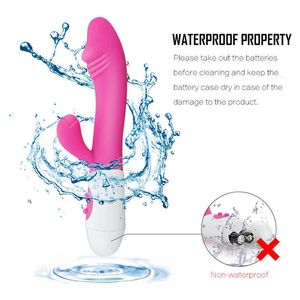 Sex toy g Spot Dildo Rabbit Vibrator for Women Dual Vibration Silicone Waterproof Female Vagina Clitoris Anal Massager Toys Shop KD1R 2LYY