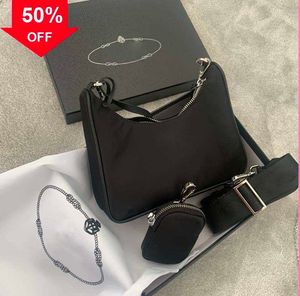 Luxury designer voor dames enkele schoudertassen Nylon Handtas Three-in-One best verkochte mode crossover Bag Factory Lage prijs directe verkoop
