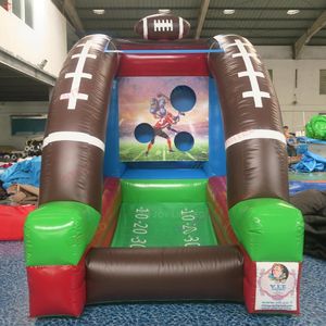 Free Ship Outdoor playhouse Activities commercial inflatable rugby tossing sport game for sale