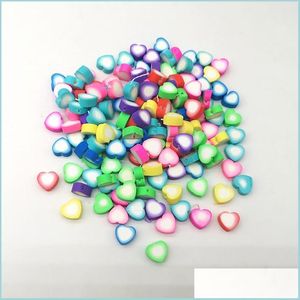 Akrylplast lucite 10mm blomma/frukt/djurtryck pärlor akrylpolymer lera charms smycken blandad färg diy polymerclay spa dhydr