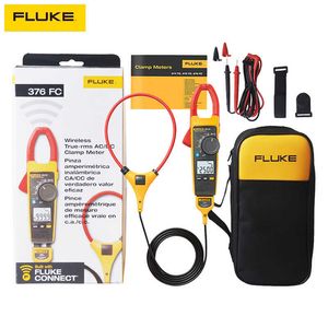 Fluke 376 FC TRMS CRMAMP Метр переменного тока тока тока тока Voltage Вольтметр Ammeter Pliers True RMS IFLEX Профессиональные беспроводные инструменты тестирования