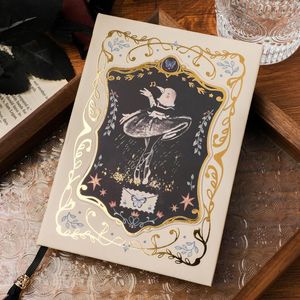 Retro Gothic Fairy Notebook Colorful Inner Pages Diary Butterfly Student School Stationery Planner Writing Supplies Xmas Gift
