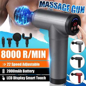8000R Min Therapy Massage Gun ギアマッスルマッサージスポーツマッサージマッサージマッサージボディスリミングレリーフ210324229C