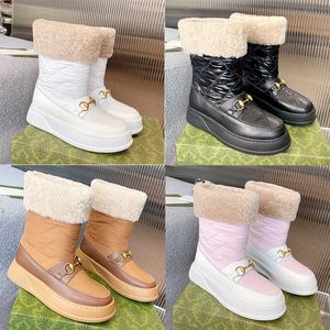 Australia designerska buty śniegowe wełna skórzana platforma kostki ciepłe niskie futrzaki pluszowe zimowe jesienne bawełniane buty dla kobiet 35-42 z pudełkiem no428