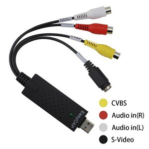 TCT pc Easycap USB Video Capture TV DVD VHS Video DVR Capture Adapter Card with Audio Support PC for CCTV Camera200s
