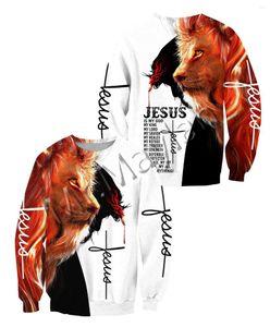 Bluzy męskie kosmos bóg chrześcijański katolicki Jezus retro streetwear zabawny pullover harajuku 3d drukowane mężczyźni/kobiety zamki/bluzy/bluzy s-1