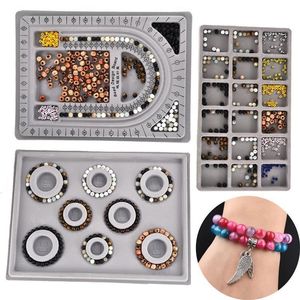 Other Flocked Bead Board Beaded Making Measuring Tool DIY Bracelet Necklace Accessories Finding Organizer Tray Craft 221111