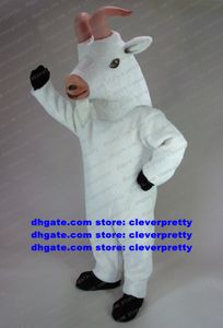 ホワイトアンテロープガゼルヤギ羊マスコットコスチューム大人の漫画キャラクターお土産エンターテイメントパフォーマンスZX2059としてキープ